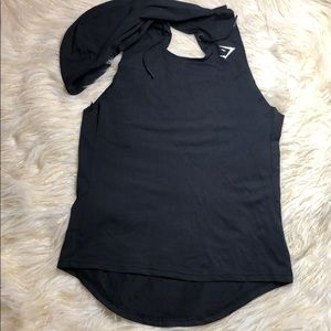 GYMSHARK tank top with Hood